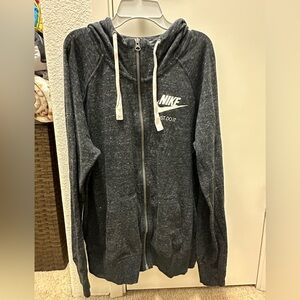 🍁🍁Nike Dark Gray Zip-Up Hoodie